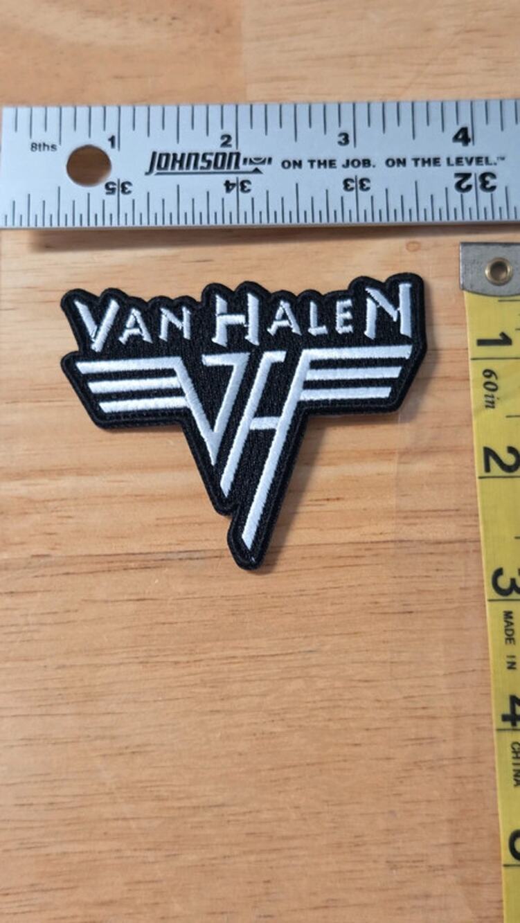 Van Halen Logo Embroidered Patch Rock Off VHPAT04 2026 Band Rock Music Merch